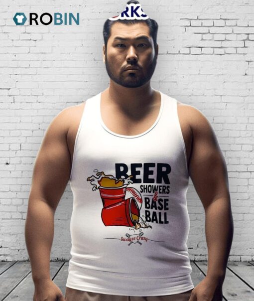 Beer Showers Base Ball Shirt