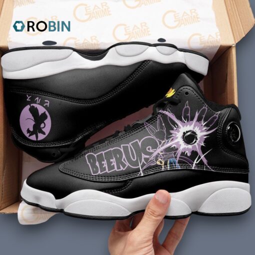 Beerus Inspired Jordan 13 Sneakers – Unique Printed Design for Streetwear