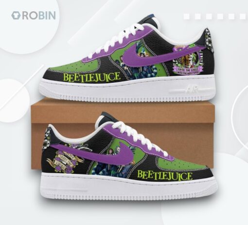 Beetlejuice Air Force 1 Shoes   Never Trust the Living Design