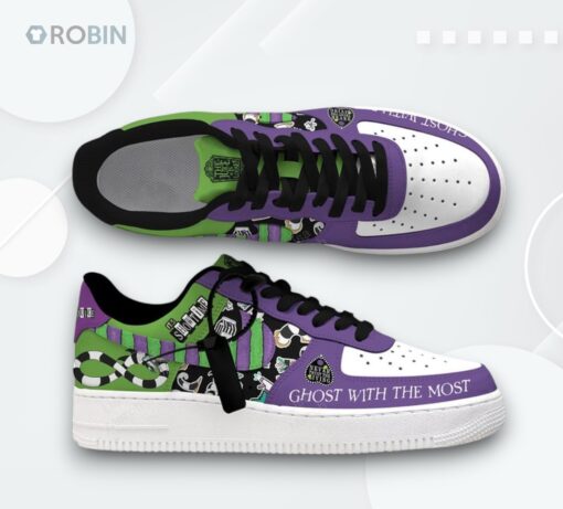 Beetlejuice Ghost With The Most Air Force 1 Shoes   Unique Design