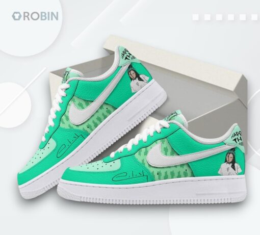 Billie Eilish Happy Than Ever Graphic Air Force 1 Sneakers