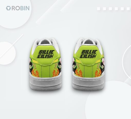 Billie Eilish Merry Billiemas Christmas Air Force 1 Shoes   Festive Design