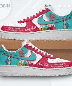 Billy Joel Air Force 1 Shoes   ‘Slow Down You’re Doing Fine’ Design