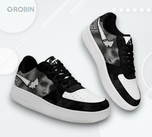 Black and White Air Force 1 Shoes with Lana Del Rey ‘Say Yes to Heaven’ Design