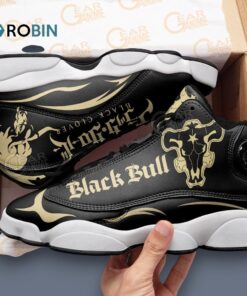 Black Bull Magic Knights Print Jordan 13 Sneakers – Unique Design for Sneakerheads