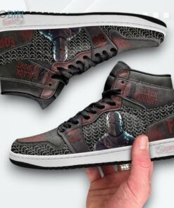 Black Knight Jordan 1 High – Game Character Sneakers Black Knight Jordan 1 High – Game Character Sneakers