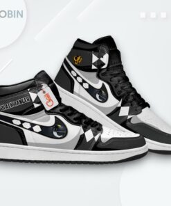 Black Ranger Custom Jordan 1 High – Fan Art Sneakers Black Ranger Custom Jordan 1 High – Fan Art Sneakers