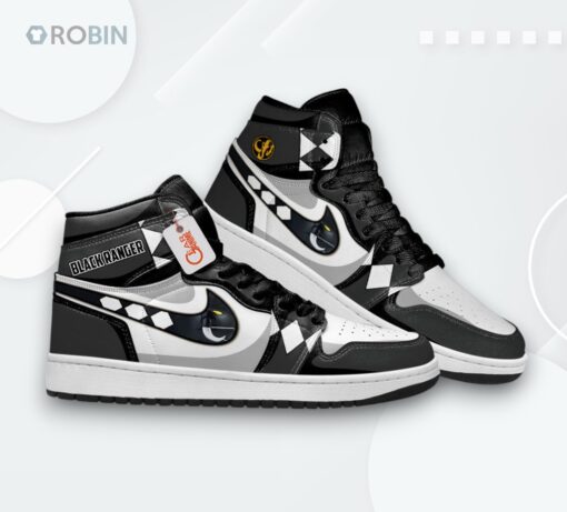 Black Ranger Custom Jordan 1 High – Fan Art Sneakers