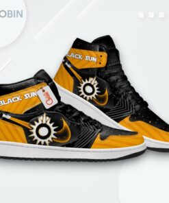 Black Sun Custom Jordan 1 High – Unique Fan Sneakers Black Sun Custom Jordan 1 High – Unique Fan Sneakers