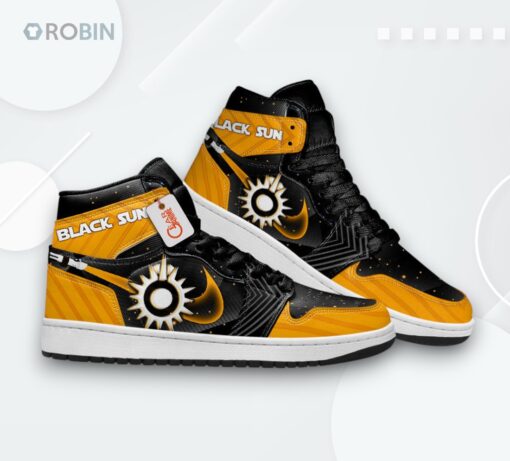 Black Sun Custom Jordan 1 High – Unique Fan Sneakers