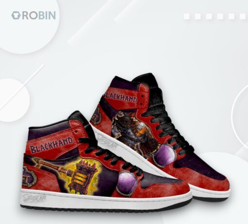 Blackhand WoW Jordan 1 High – Custom Painted Sneakers