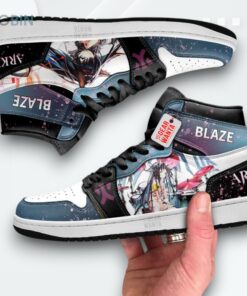 Blaze Skin Custom Jordan 1 High – Hand Painted Sneakers