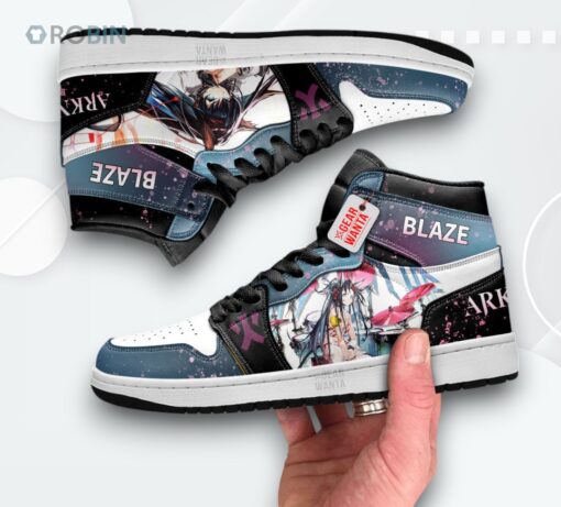 Blaze Skin Custom Jordan 1 High – Hand Painted Sneakers