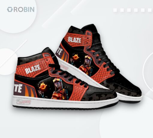 Blaze Skin Jordan 1 High – Custom Game Character Sneakers
