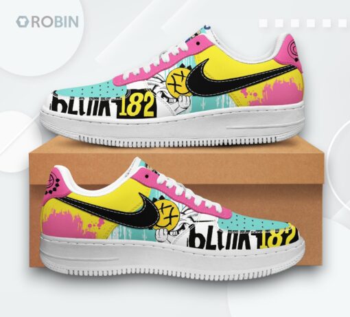 Blink 182 Pop Punk Air Force 1 Shoes Unique Fan Design