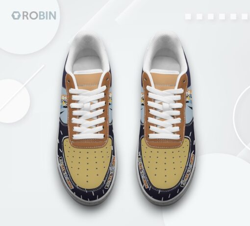 Bluey Heeler Family Print Design Air Force 1 Sneakers