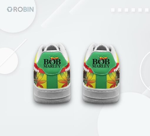 Bob Marley Air Force 1 Shoes   Merry One Love Christmas Design