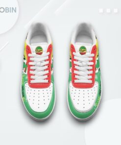 Bob Marley Air Force 1 Shoes   Merry One Love Christmas Design