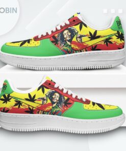 Bob Marley One Love Air Force 1 Shoes   Unique Fan Design