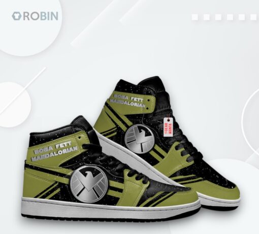 Boba Fett Mandalorian Jordan 1 High – Custom Star Wars Sneakers