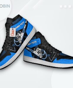 Boba Fett Sneakers – Custom Jordan 1 High Top Shoes Boba Fett Sneakers – Custom Jordan 1 High Top Shoes