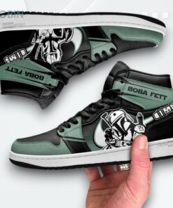Boba Fett Star Wars Jordan 1 High – Custom Sneakers Boba Fett Star Wars Jordan 1 High – Custom Sneakers