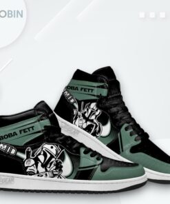 Boba Fett Star Wars Jordan 1 High – Custom Sneakers Boba Fett Star Wars Jordan 1 High – Custom Sneakers