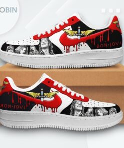 Bon Jovi Air Force 1 Shoes   Never Say Goodbye Design Stylish & Unique Footwear Bon Jovi Air Force 1 Shoes   Never Say Goodbye Design Stylish & Unique Footwear