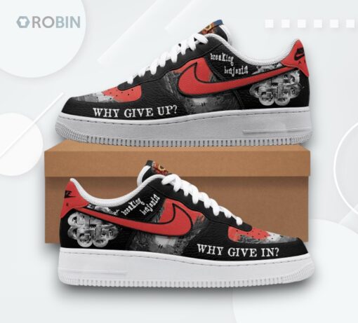Breaking Benjamin Air Force 1 Sneakers   ‘Why Give Up, Why Give In’ Design