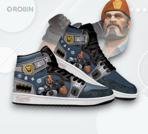 Brimstone Valorant Jordan 1 High – Custom Agent Sneakers