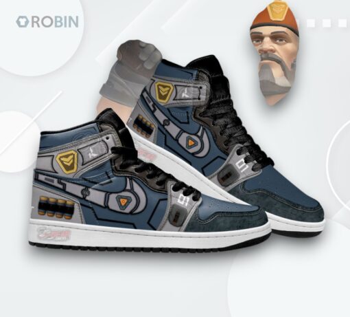 Brimstone Valorant Jordan 1 High – Gamer Sneakers Gift