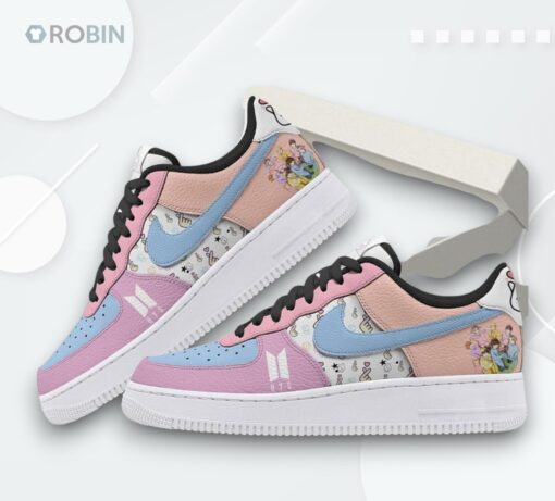 BTS Purple You Army Air Force 1 Shoes – Stylish Fan Merchandise