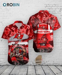 Buccaneers Mascot Hawaiian Shirt –  NFL Aloha Football
