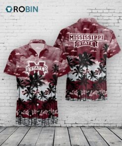 Bulldog Palms Hawaiian Shirt –  Mississippi State Aloha