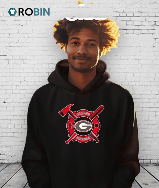 Bulldogs Firefighter Baseball Logo Shirt
