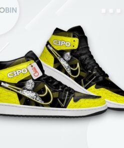 C 3PO Jordan 1 High – Star Wars Custom Sneakers