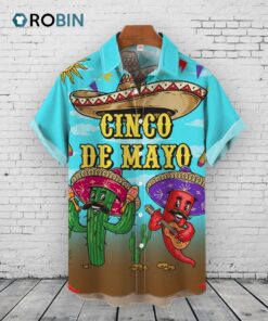 Cactus Chili Pepper Hawaiian Shirt –  Cinco De Mayo Mexican Aloha Cactus Chili Pepper Hawaiian Shirt –  Cinco De Mayo Mexican Aloha