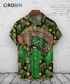 Cactus Cinco De Mayo Hawaiian Shirt –  Mexican Aloha Shirt Cactus Cinco De Mayo Hawaiian Shirt –  Mexican Aloha Shirt
