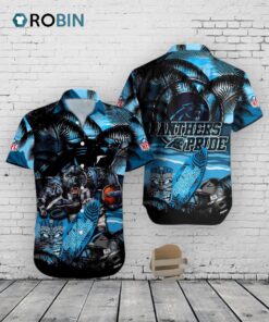 Carolina Panthers Hawaiian Shirt –  NFL Aloha Floral Print