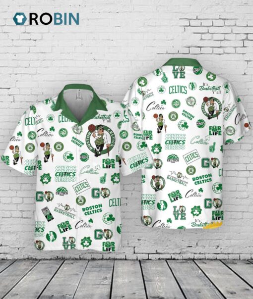 Celtics Champions Hawaiian Shirt –  NBA Basketball Pattern