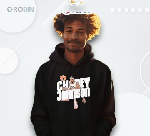 Chaney Johnson Auburn Basketball Cartoon Shirt