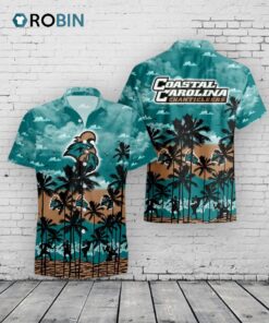 Chanticleers Hawaiian Shirt –  Coastal Carolina Palms Tree