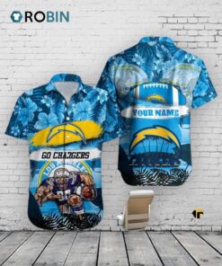 Chargers Hawaiian Shirt Mascot Football Aloha NFL