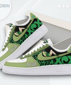 Charli XCX Brat Girl Design Air Force 1 Shoes   Summer Style Charli XCX Brat Girl Design Air Force 1 Shoes   Summer Style