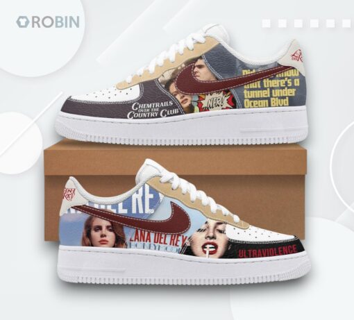 Chemtrails Over The Country Club Air Force 1 Shoes   Lana Del Rey Inspired Design