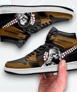 Chewbacca Star Wars Jordan 1 High – Fan Sneakers Chewbacca Star Wars Jordan 1 High – Fan Sneakers