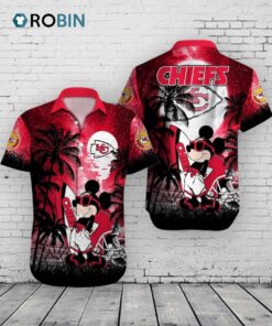 Chiefs Mickey Mouse Hawaiian Shirt –  NFL Disney Summer Shirt
