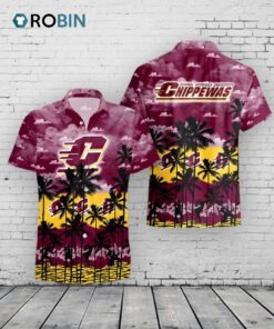 Chippewas Palm Tree Hawaiian Shirt