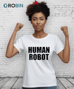 Chris Brown Human Robot Shirt