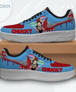 Chucky Child’s Play Air Force 1 Shoes   Horror Themed Graphic Sneakers Chucky Child’s Play Air Force 1 Shoes   Horror Themed Graphic Sneakers